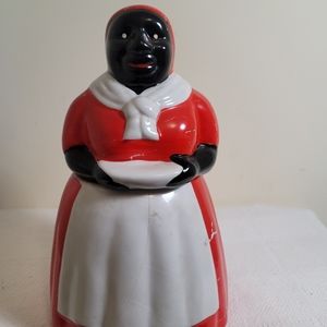 Vintage Black Americana Ceramic Cookie Jar